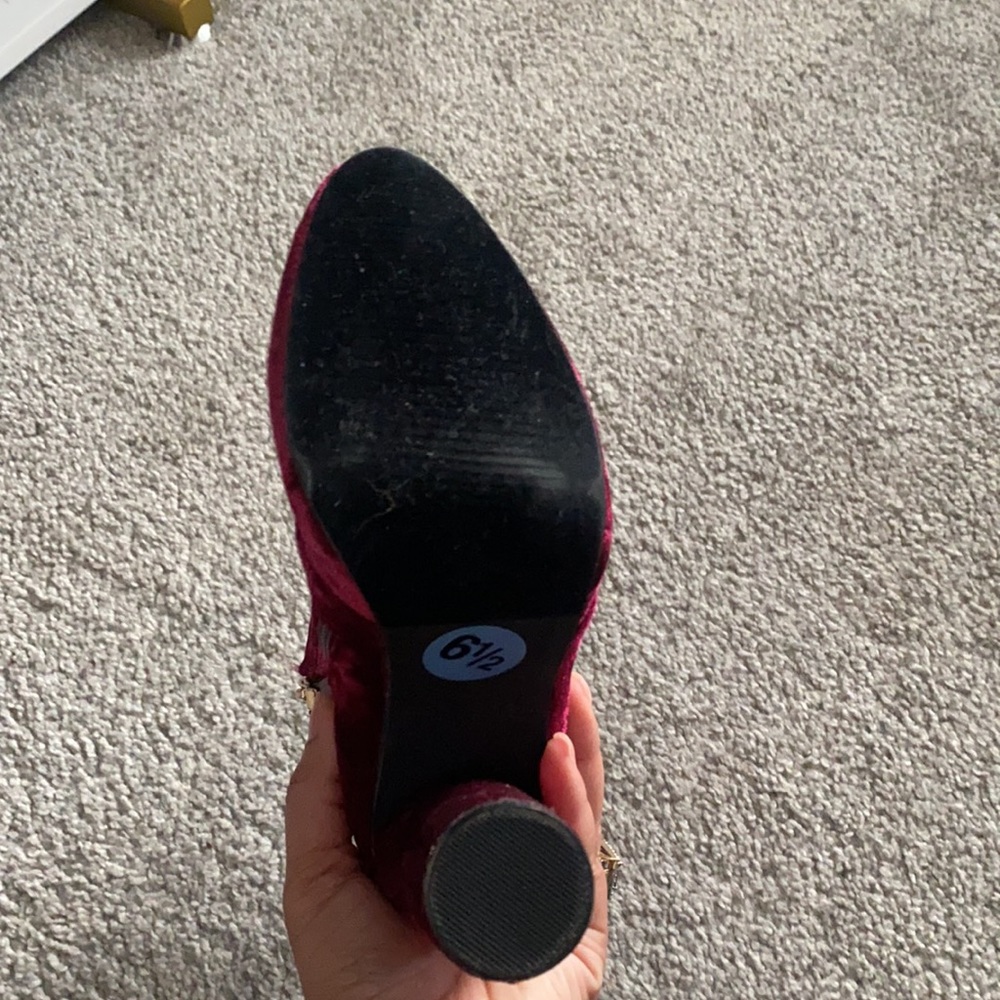 ‼️Velvet Booties ‼️ - Picture 4 of 4